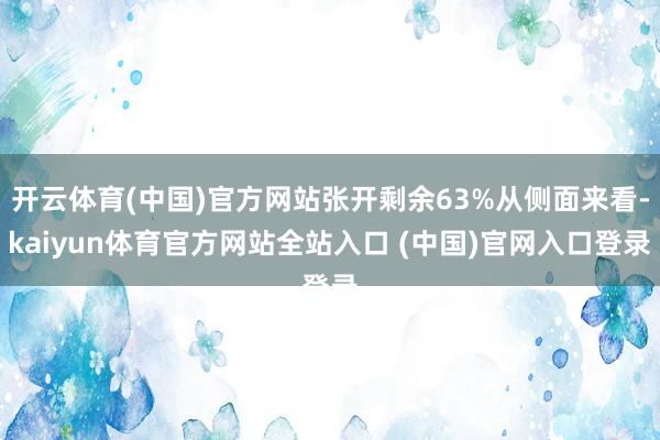 开云体育(中国)官方网站张开剩余63%从侧面来看-kaiyun体育官方网站全站入口 (中国)官网入口登录