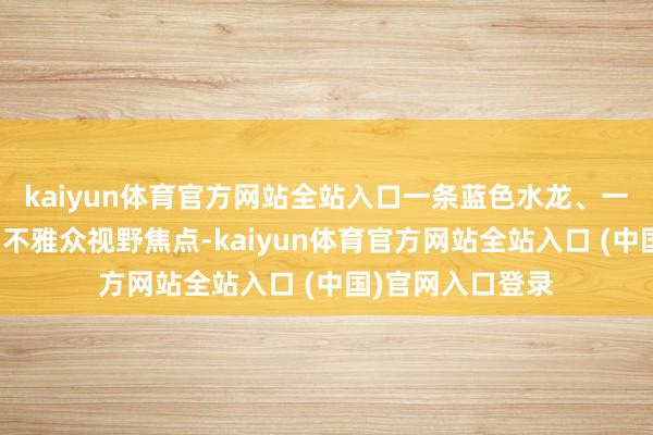 kaiyun体育官方网站全站入口一条蓝色水龙、一条红色火龙成为不雅众视野焦点-k